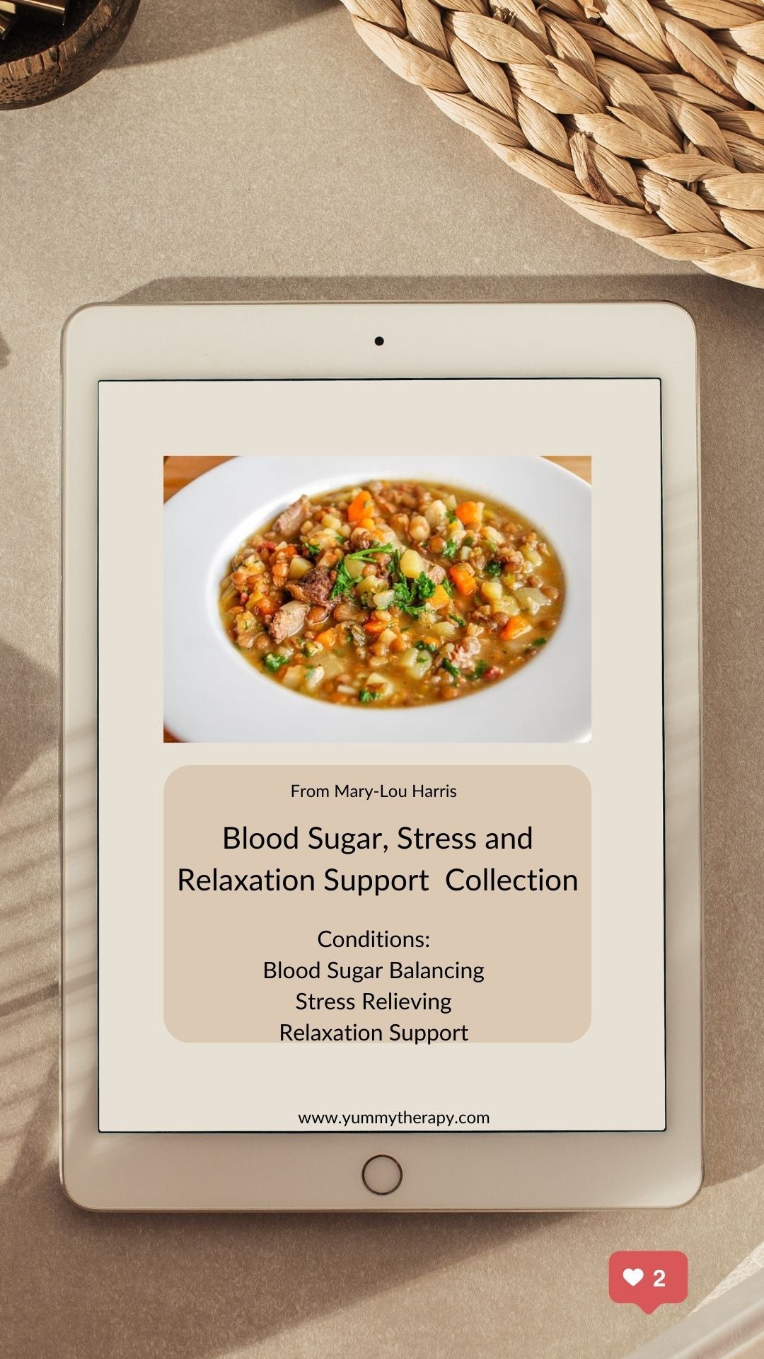 Blood Sugars, Stress & Relaxation Support Recipes eBook