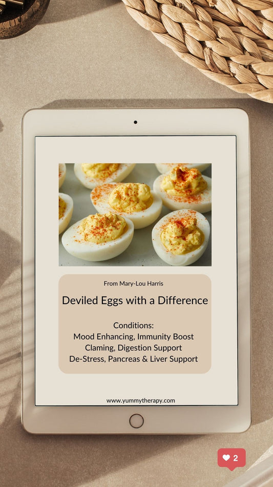 Calming & Mood Enhancing Devilled Egg with a Difference