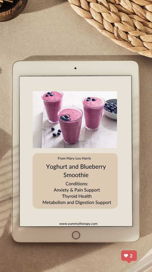 Pancreas & Blood Sugar Supporting Yoghurt & Blueberry Smoothie
